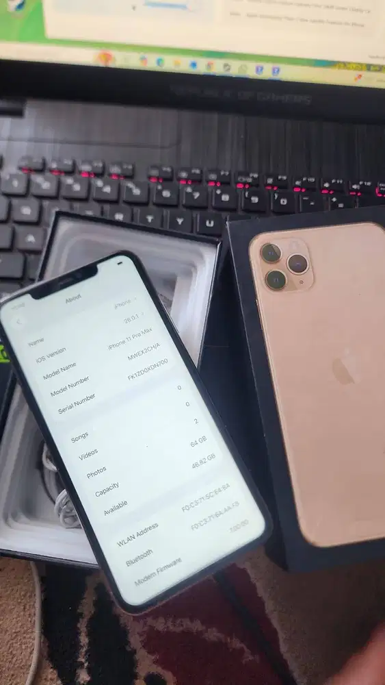 Iphone 11 promax 64 inter ALL OPERATOR