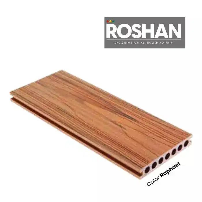 WPC Decking ROSHAN Outdoor Motif Serat Kayu - Decking Kayu Lantai Kola