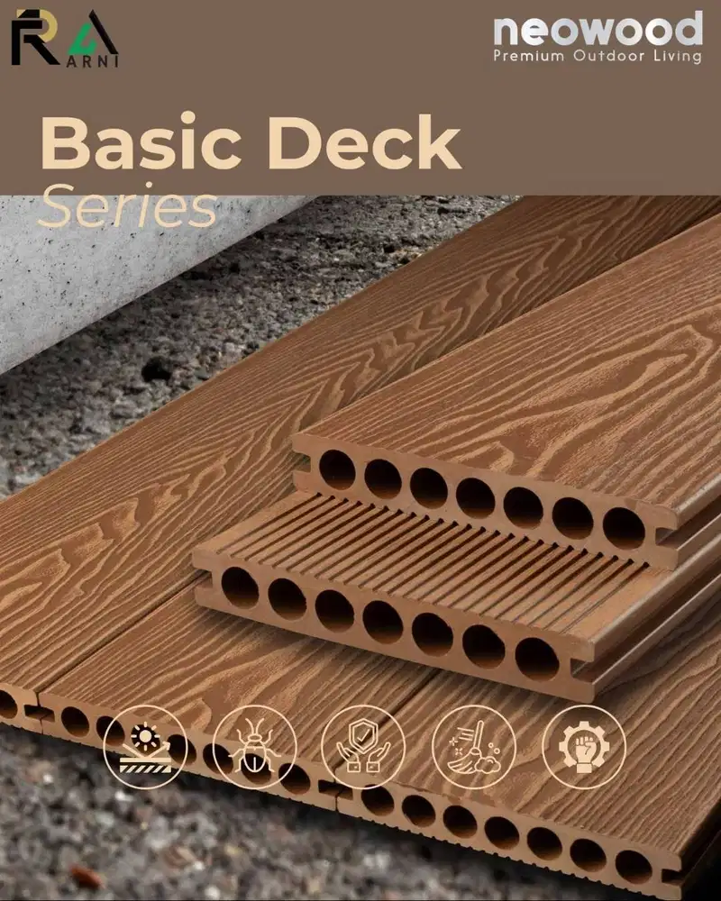 Decking WPC Neowood Series Basic Deck 23mm 148 x 2900 mm – Lantai Out