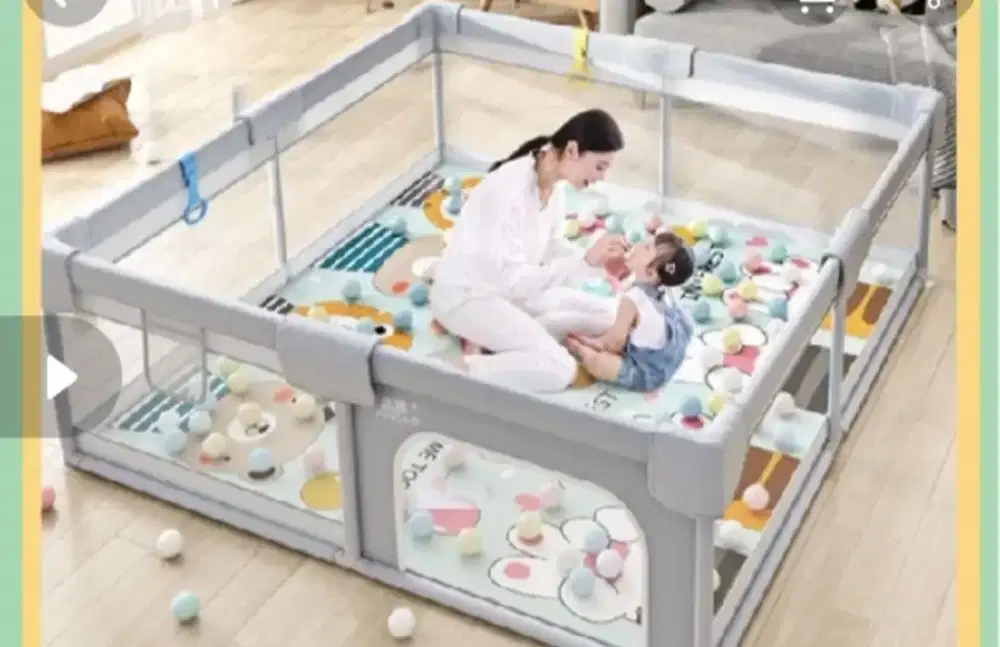 Pagar mainan bayi pemakaian tdk sampai setahun