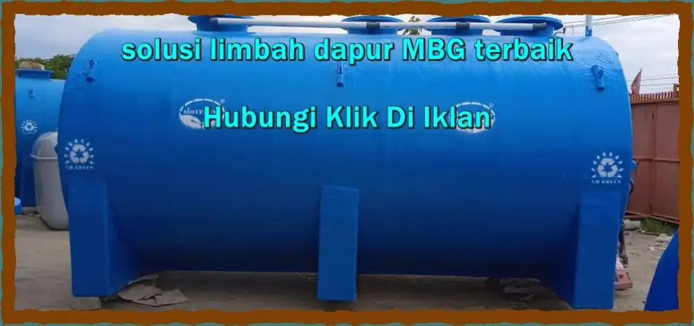 sistem IPAL dapur makanan MBG