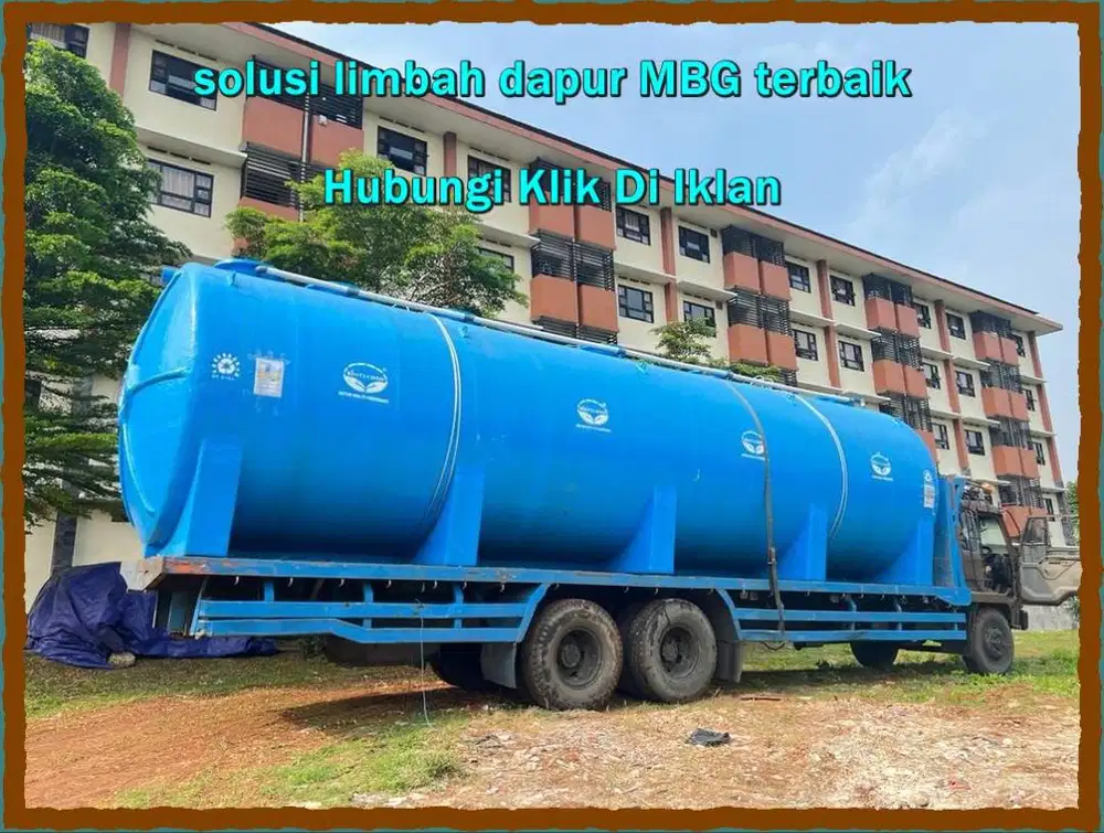 IPAL limbah minyak dapur MBG