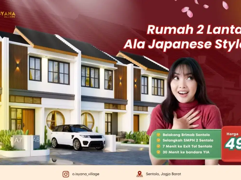 RUMAH 2 LANTAI YOGYAKARTA HARGA 400 JUTAAN LOKASI SENTOLO