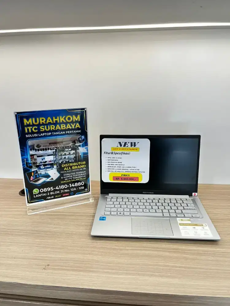 Asus VivoBook X1404VA-NK002W with Intel i3 13th Gen RAM 8GB Windows 11