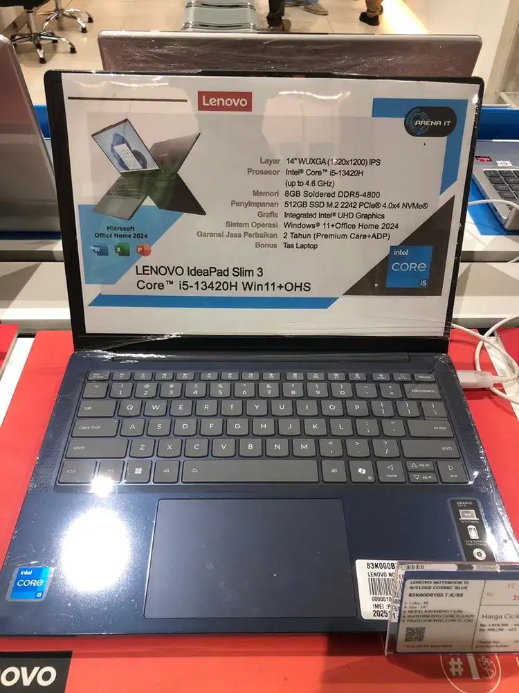 Lenovo notebook 15 8/512gb cosmic