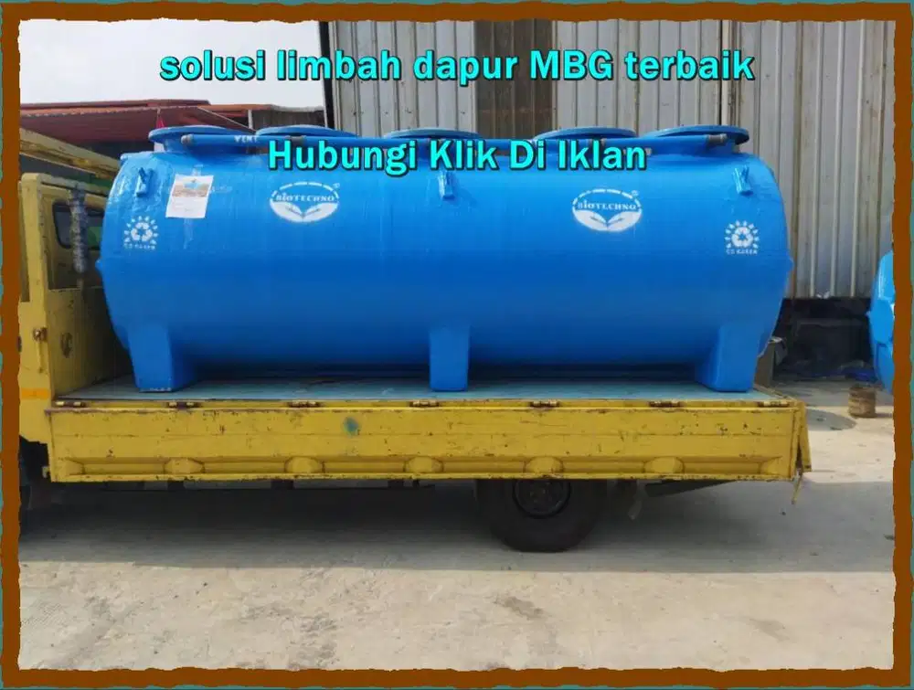 pengolahan air limbah dapur MBG