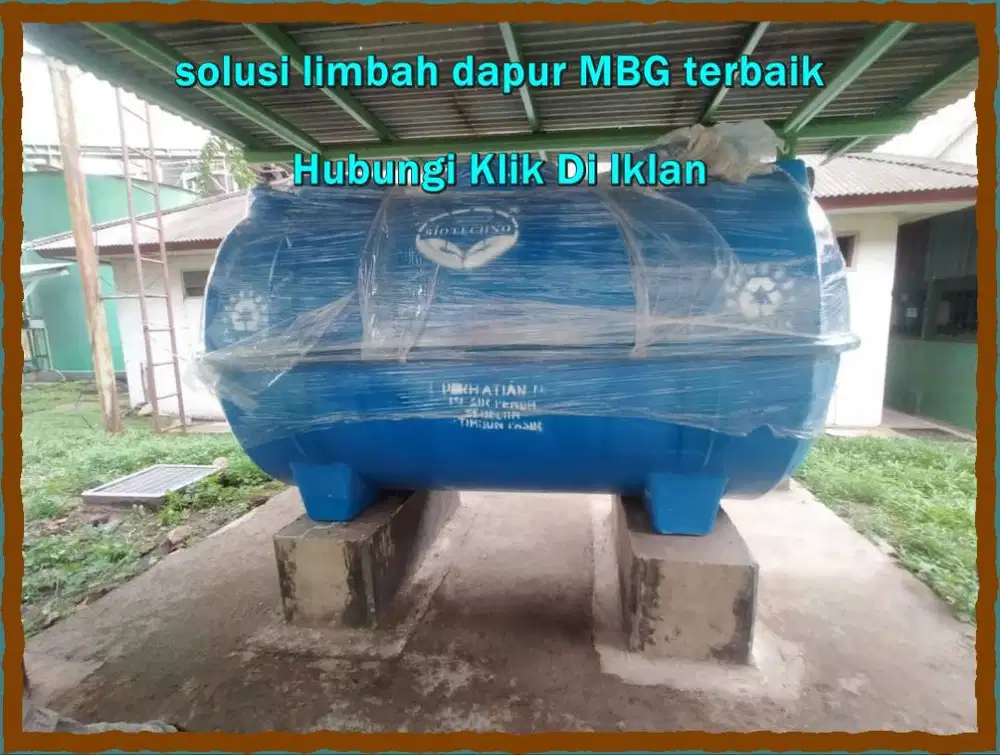 IPAL limbah minyak dapur MBG