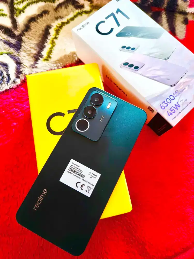 Realme C71 Ram 4+4/128 Gb Fullset Mulus Original
