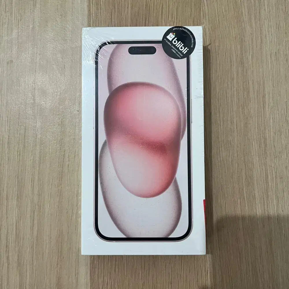 Unit Baru - iPhone 15 128 GB Pink Garansi Resmi 1 Tahun Blibli