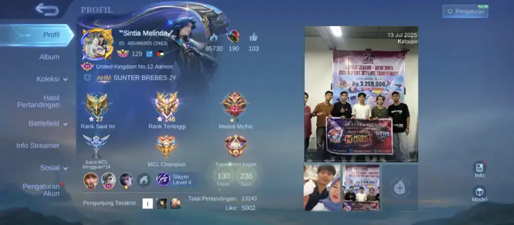 AKUN MOBILE LEGENDS