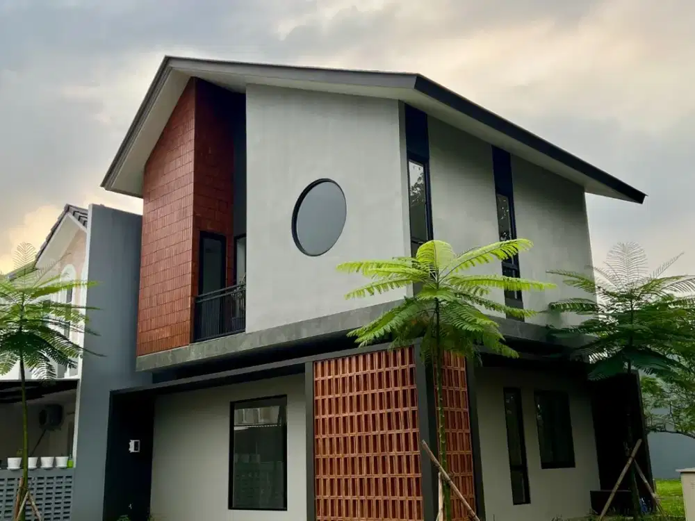 Rumah Posisi Di Pojok Siap Huni Cluster Azura Vanya Park BSD Tangerang Selatan