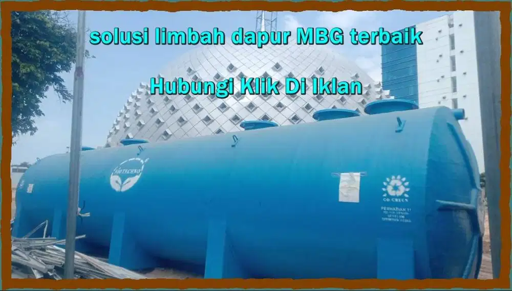 sistem IPAL dapur makanan MBG