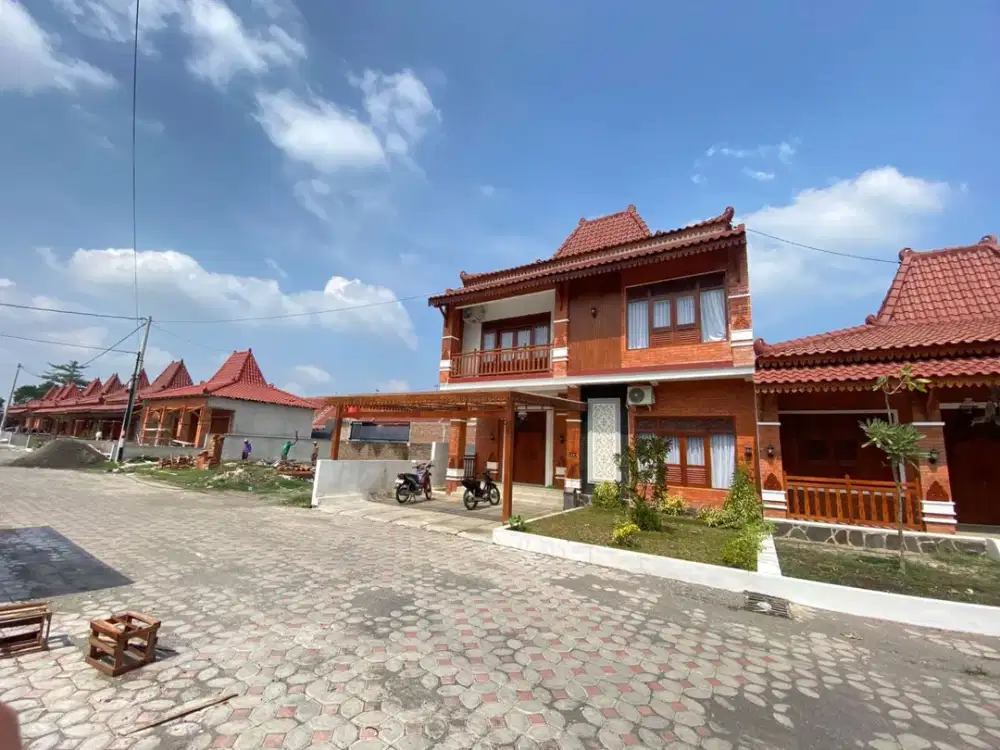 Hunian Joglo Asri Bergaya Tradisional di Kawasan Prambanan