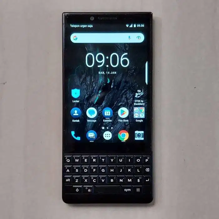 BB Blackberry Key2 Key 2 Keytwo 128 /6 GB Black SIM Sinyal Aktif