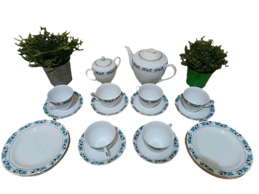 1 SET GELAS TAHUN 1990 BARANG ANTIK