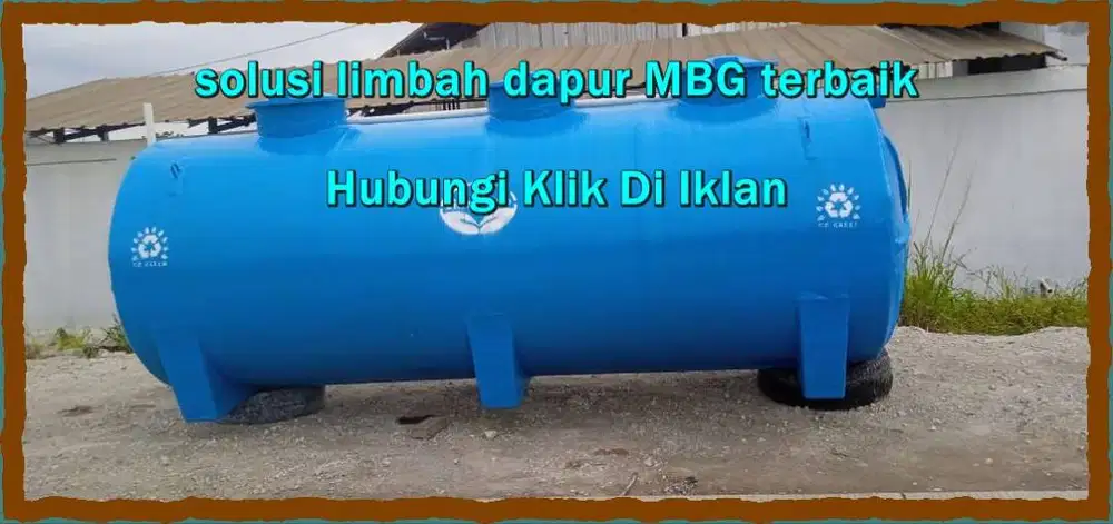 pengolahan air limbah dapur MBG