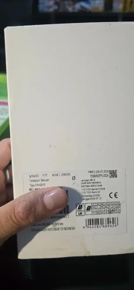 HP VIVO Y17 RAM 8/256GB BEKAS