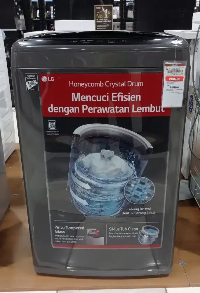 LG W. MACHINE TOP LOAD 9KG