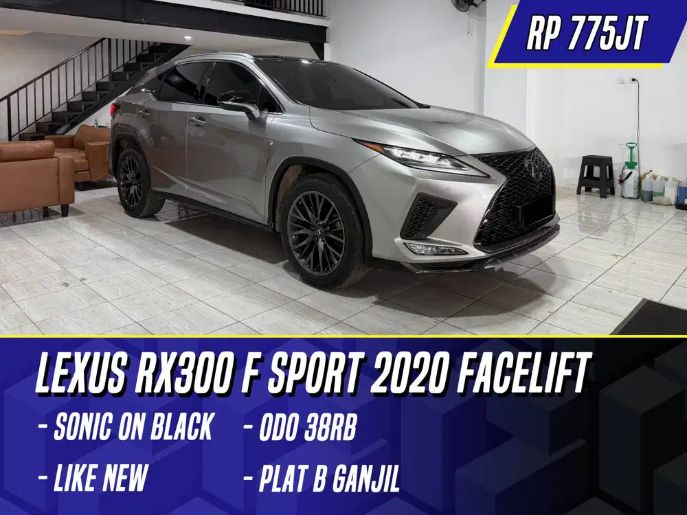 Lexus RX300 F Sport 2020 Facelift Sonic Titanium on Black Abu RX 300