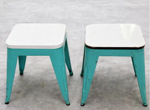 Kursi Stool Metal Tosca – Vintage Minimalis