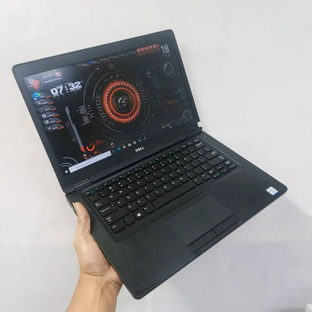 Laptop dell 5480 core i5 7200u 8gb/256Gb SSD murah bandel Awet