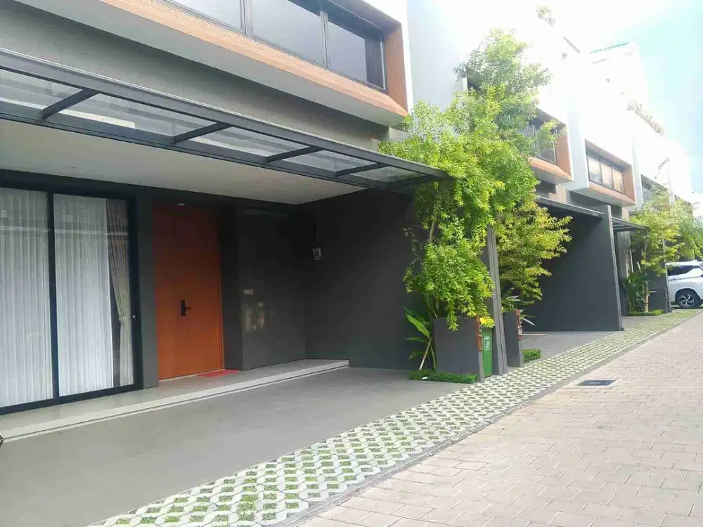 Disewakan Rumah Baru 3 lantai Veteran Bintaro (Private Cluster)
