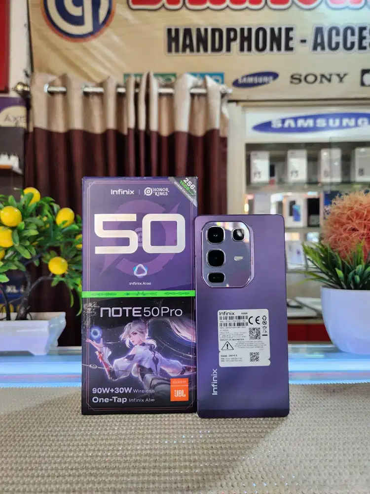 Infinix Note 50 Pro 8+8Gb/ 256Gb Fullset Mulus Original 100% Like New
