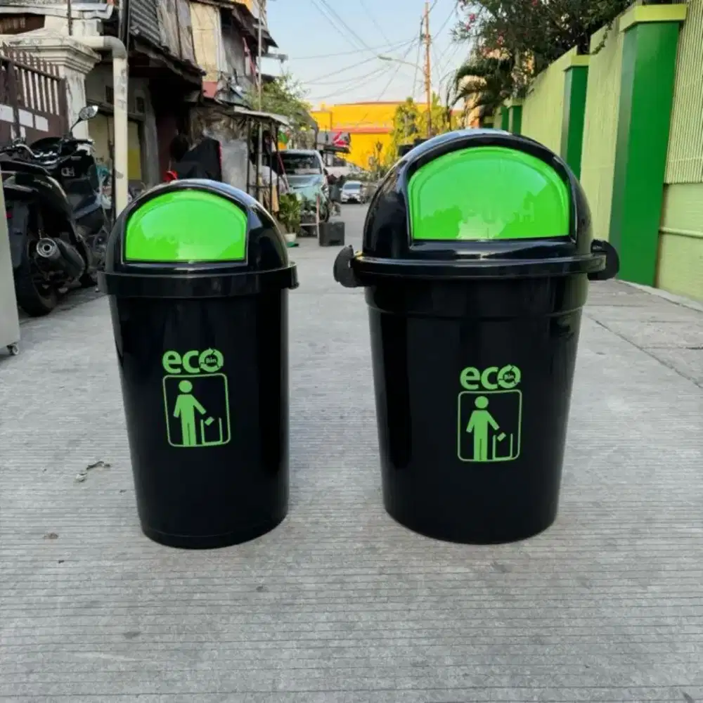 Tempat sampah 60 & 80 Liter Bulat - Tong sampah