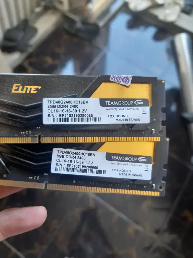 DDR4 Team Elite 16Gb (8Gb x 2) 2400Mhz