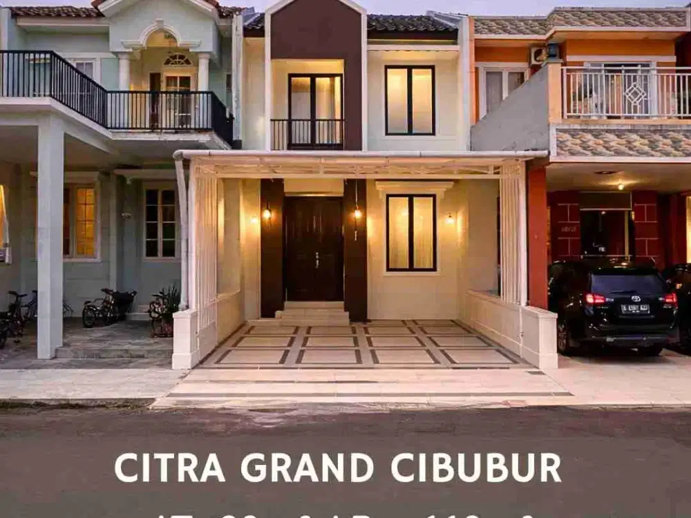 Rumah 2 Lantai Renovasi Total dekat Tol Jati karya , Citra Grand Cibubur