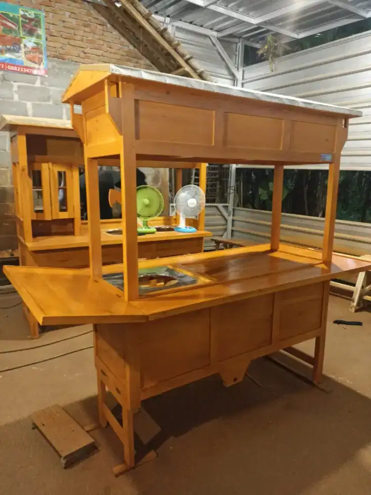 Sedia Gerobak Angkringan, Bakso Mie Ayam, Bubur, Sate, Soto, Pecel dll