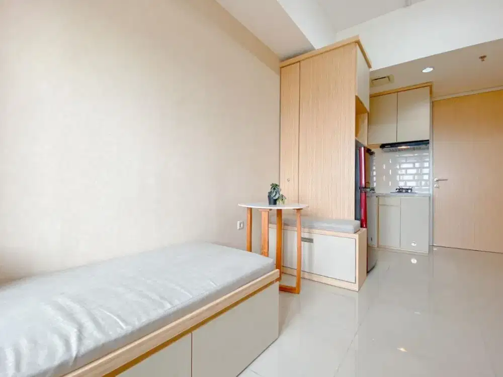 Sewa Bulanan Hemat Apartemen Vasanta Innopark Cikarang MM2100 1BR Furnish