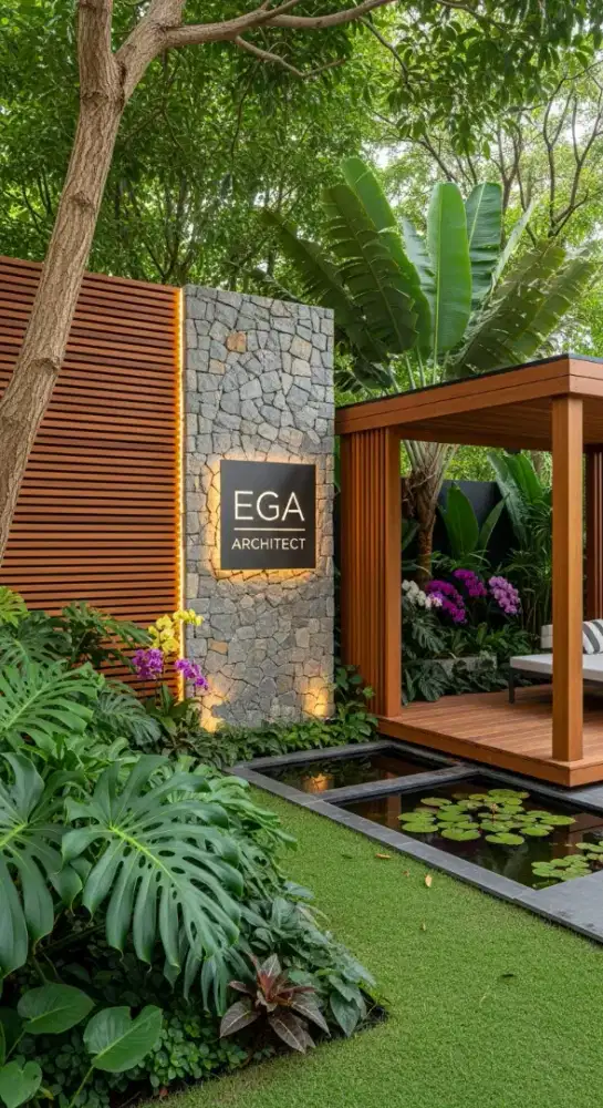 Taman nature jasa arsitek duren sawit