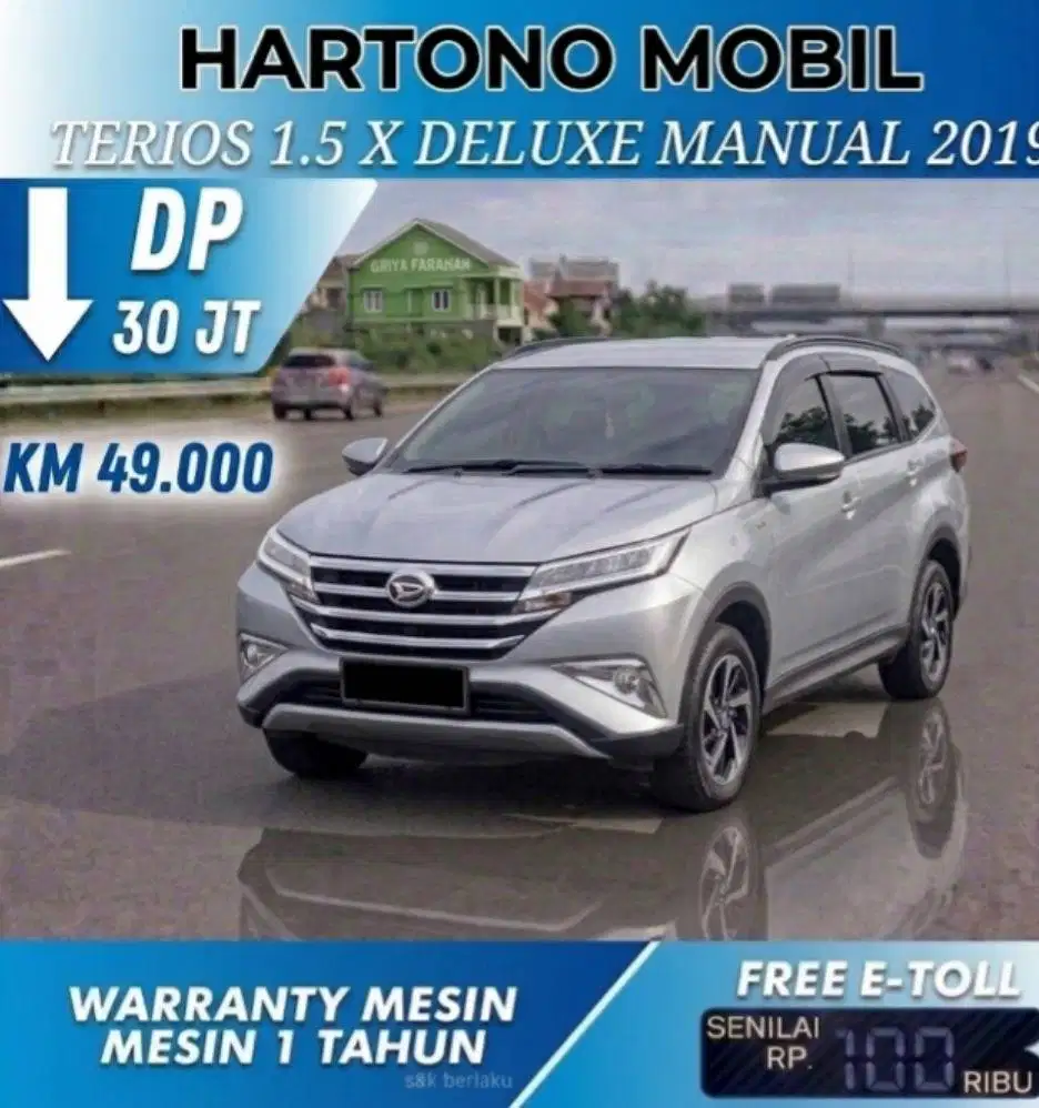 TERIOS 1.5 X DELUXE MANUAL 2019