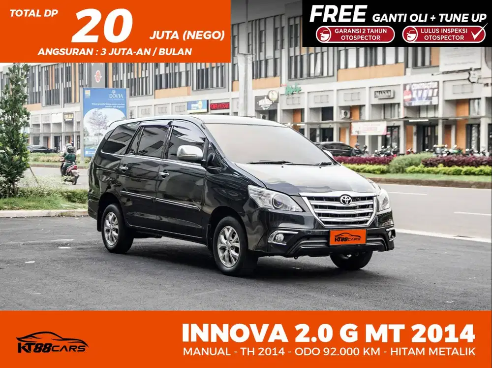 TOYOTA INNOVA G 2.0 MT 2014