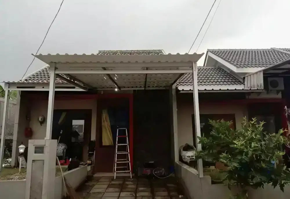 Kanopi baja ringan dan garasi