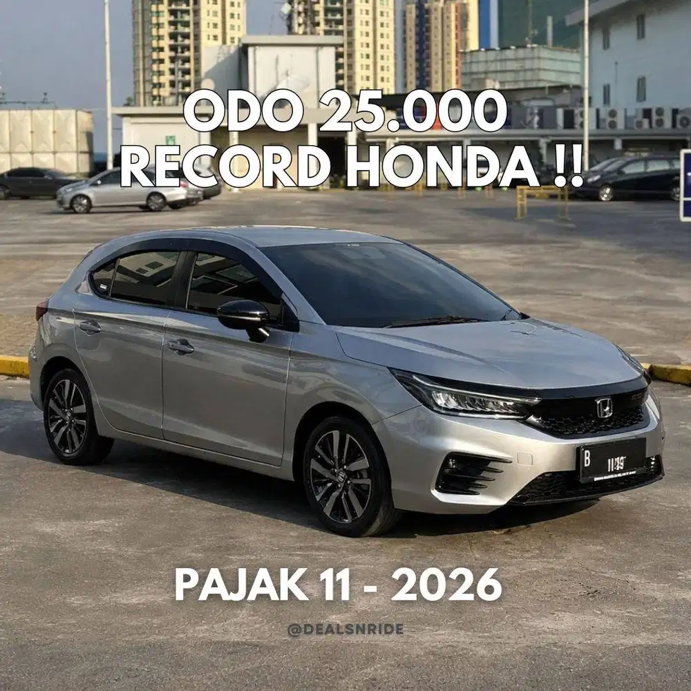 KM 25.000 ANTIKK !! PAJAK 11/2026 HONDA CITY RS HATCHBACK 2021 GANTENG