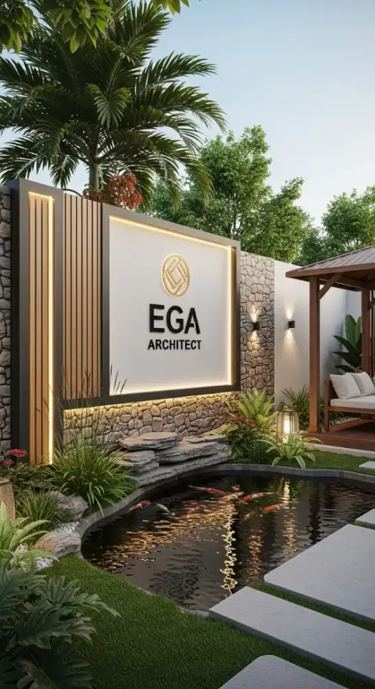 Arsitek taman nature jasa konsep landscape