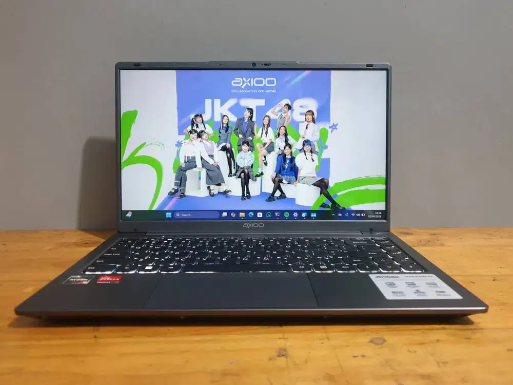 Axioo Mybook Hype 5 AMD X3 Ryzen 5 3500U 8/256GB FHD Backlight Garansi