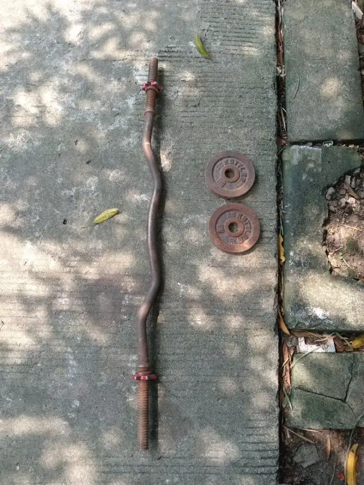 Stick barbel lengkung