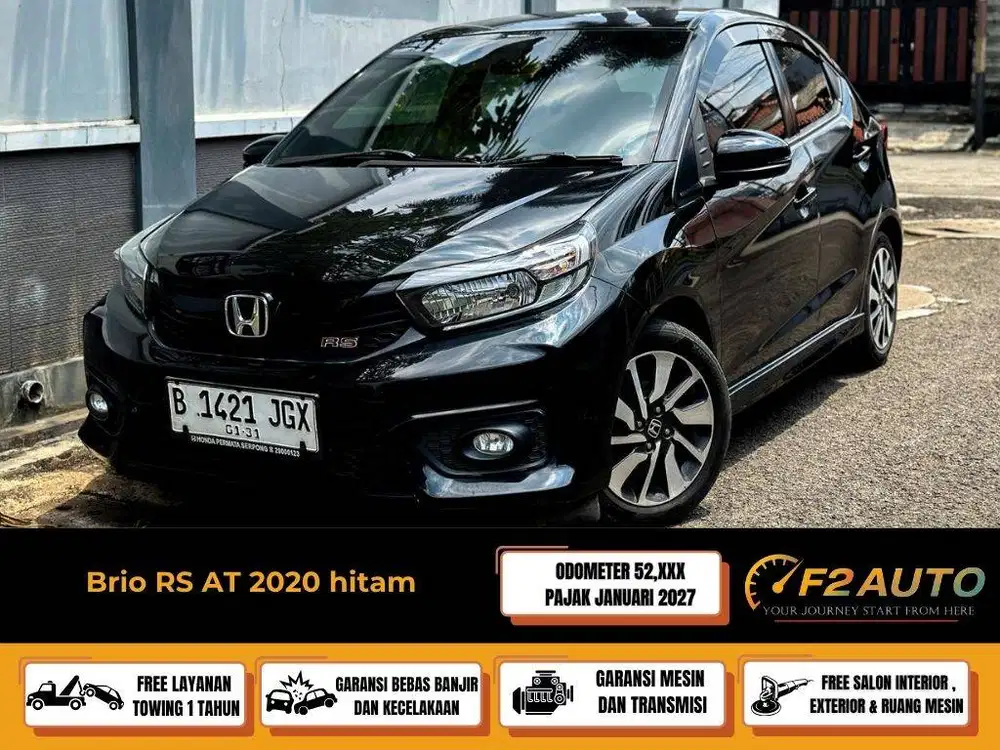 Honda Brio RS CVT 2020 Hitam