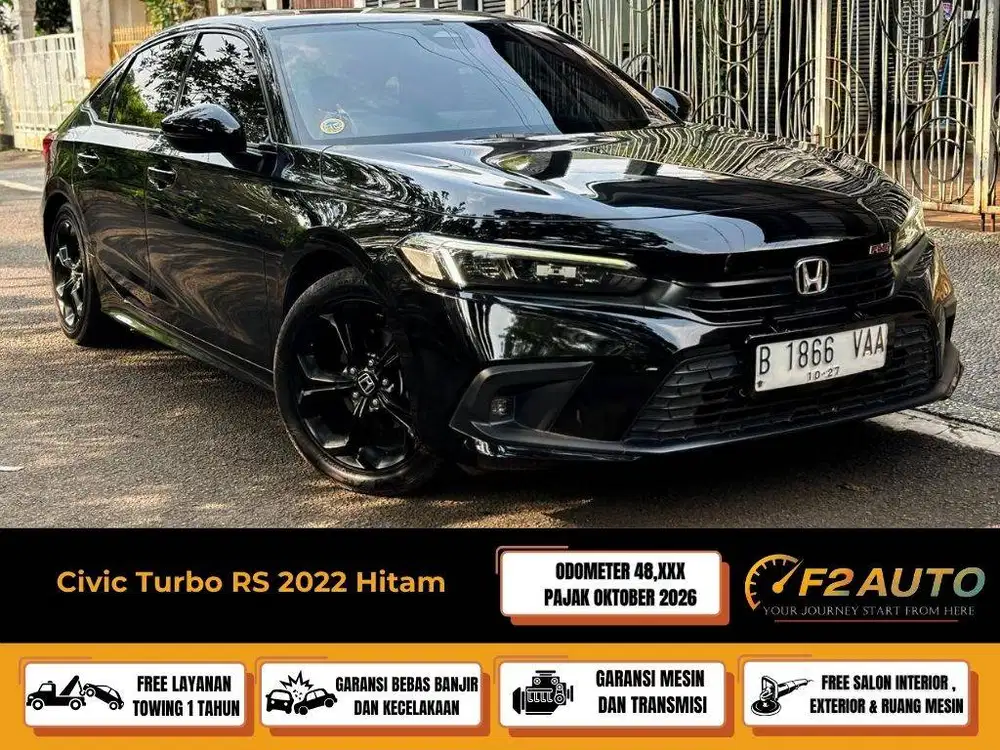 Honda Civic Turbo RS 2022 Hitam