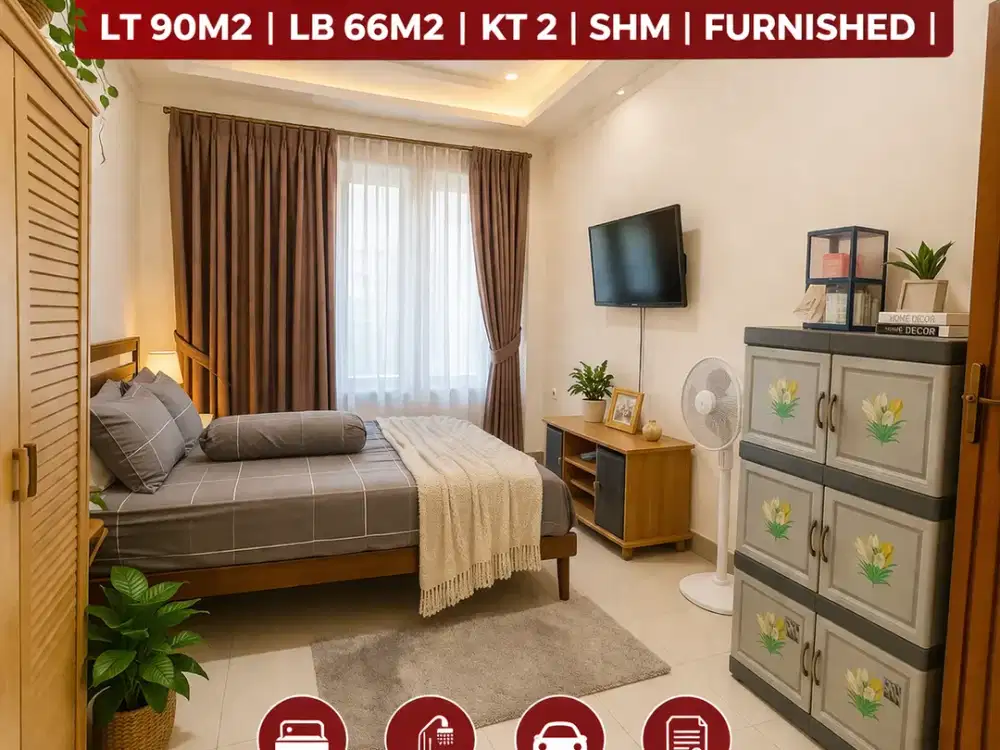 Rumah SHM Kosambi Baru Furnished – Dekat PIK 2 & Bandara