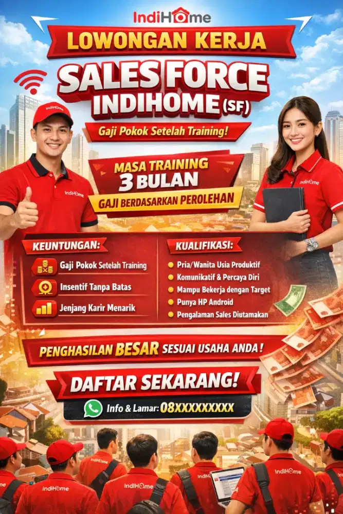 Loker Indihome Sales Forece Direct