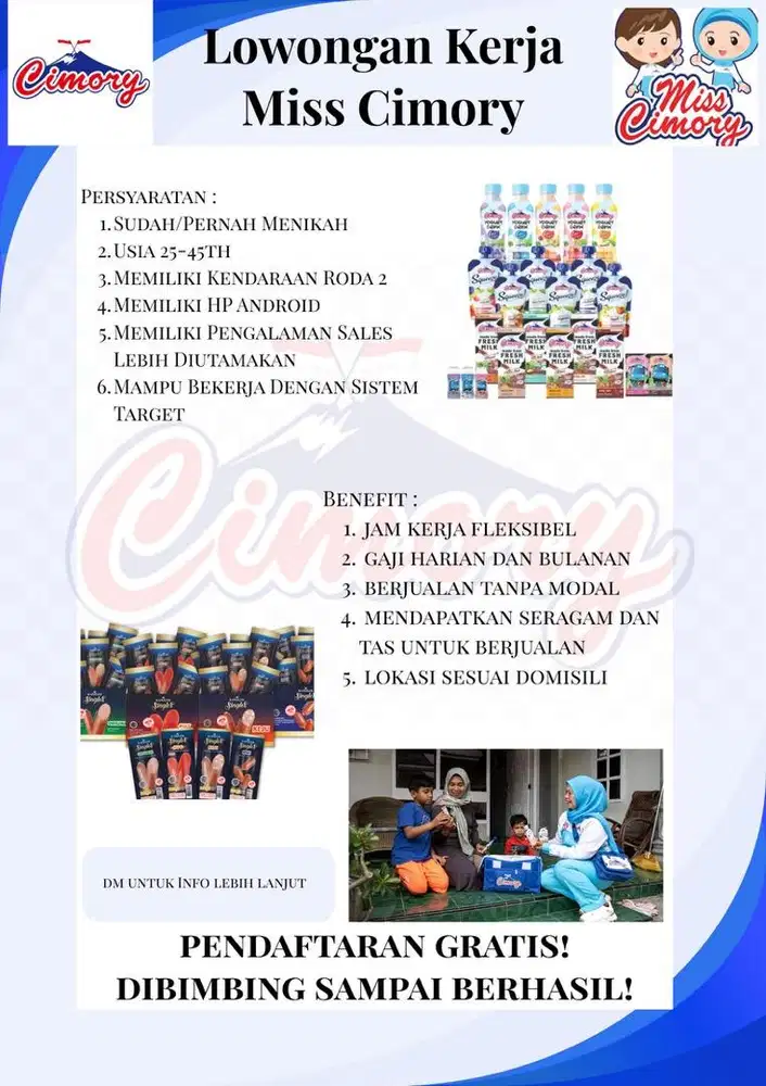 LOWONGAN MISS CIMORY