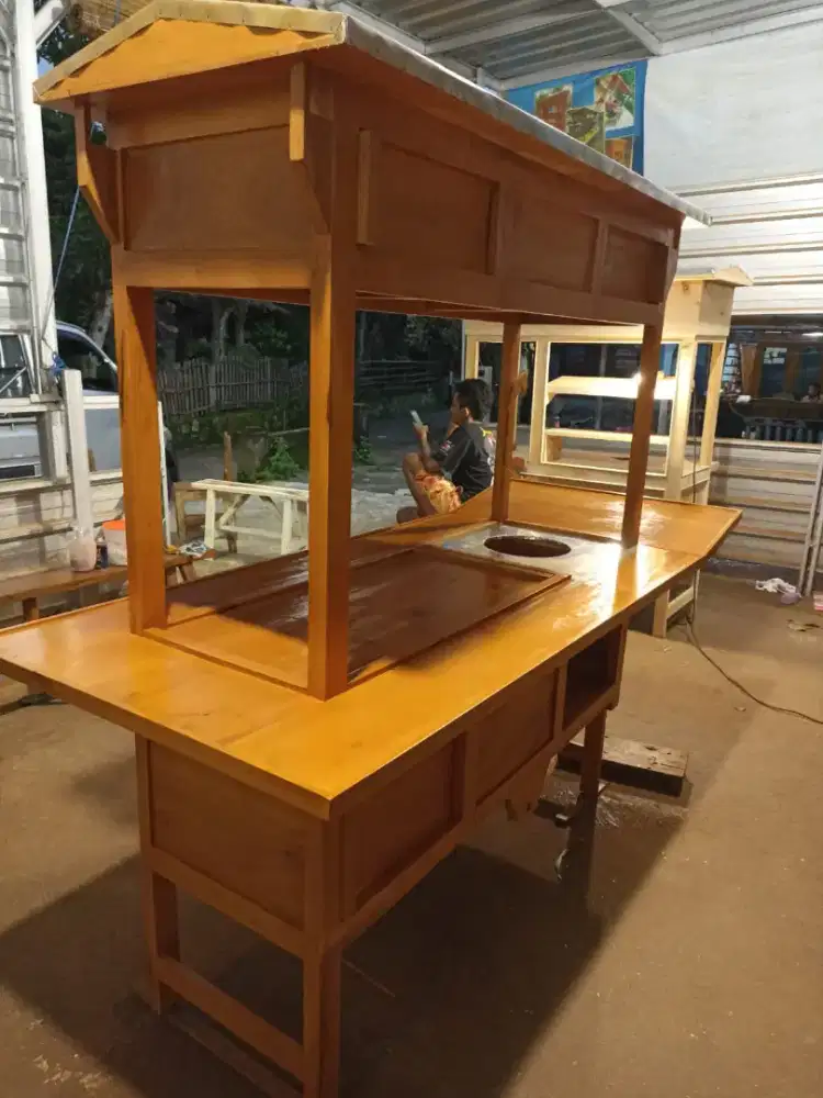 Sedia Gerobak Angkringan, Bakso Mie Ayam, Bubur, Sate, Soto, Pecel dll