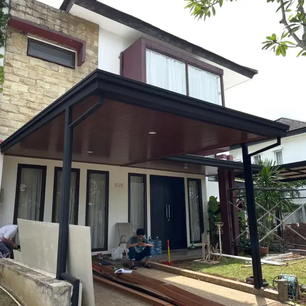 pemasangan kanopi buat kantor rumah dll