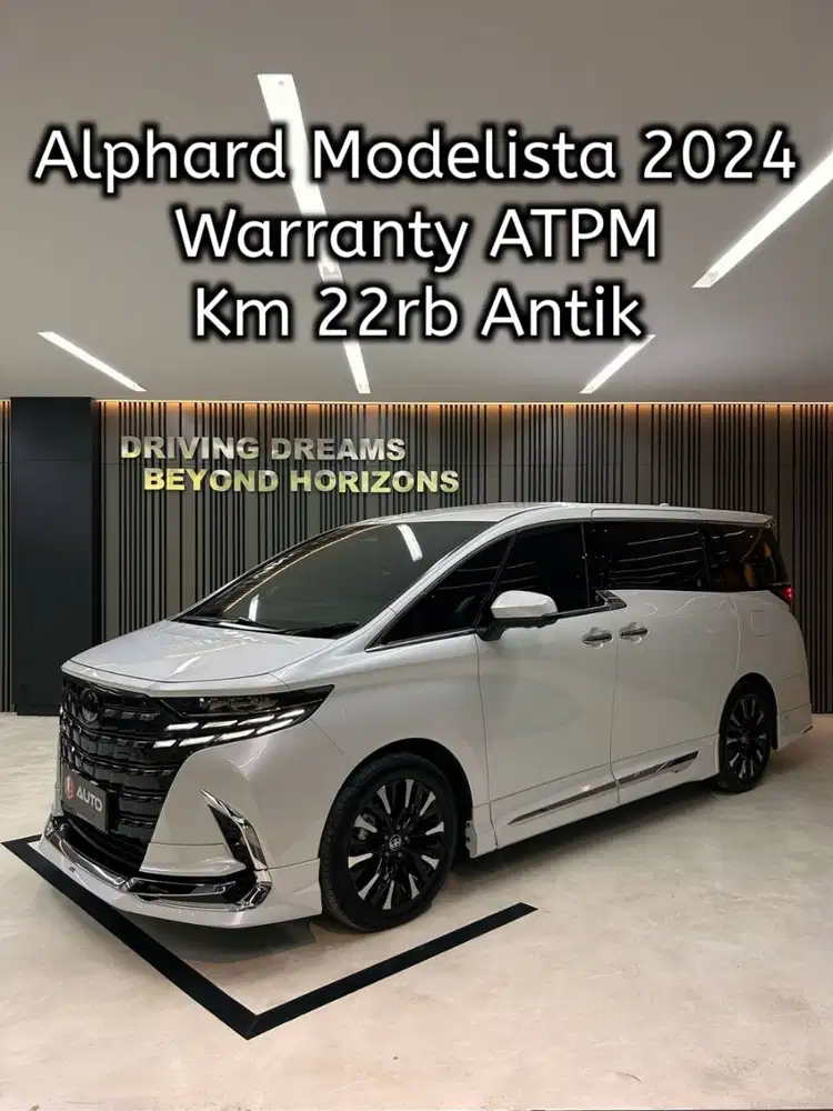 Toyota Alphard 2.5 G Bensin Modelista 2023 Putih Km22rb B2249SMM