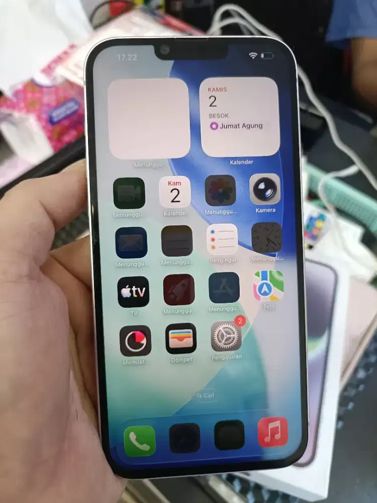 iPhone 14 Plus 128gb inter sinyal aman all operator batangan mulus