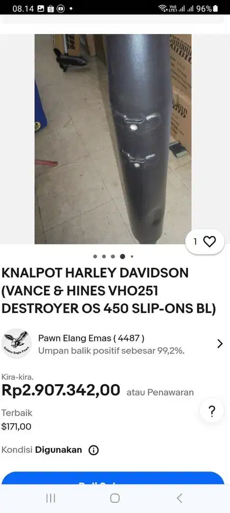 Knalpot Harley Davidson